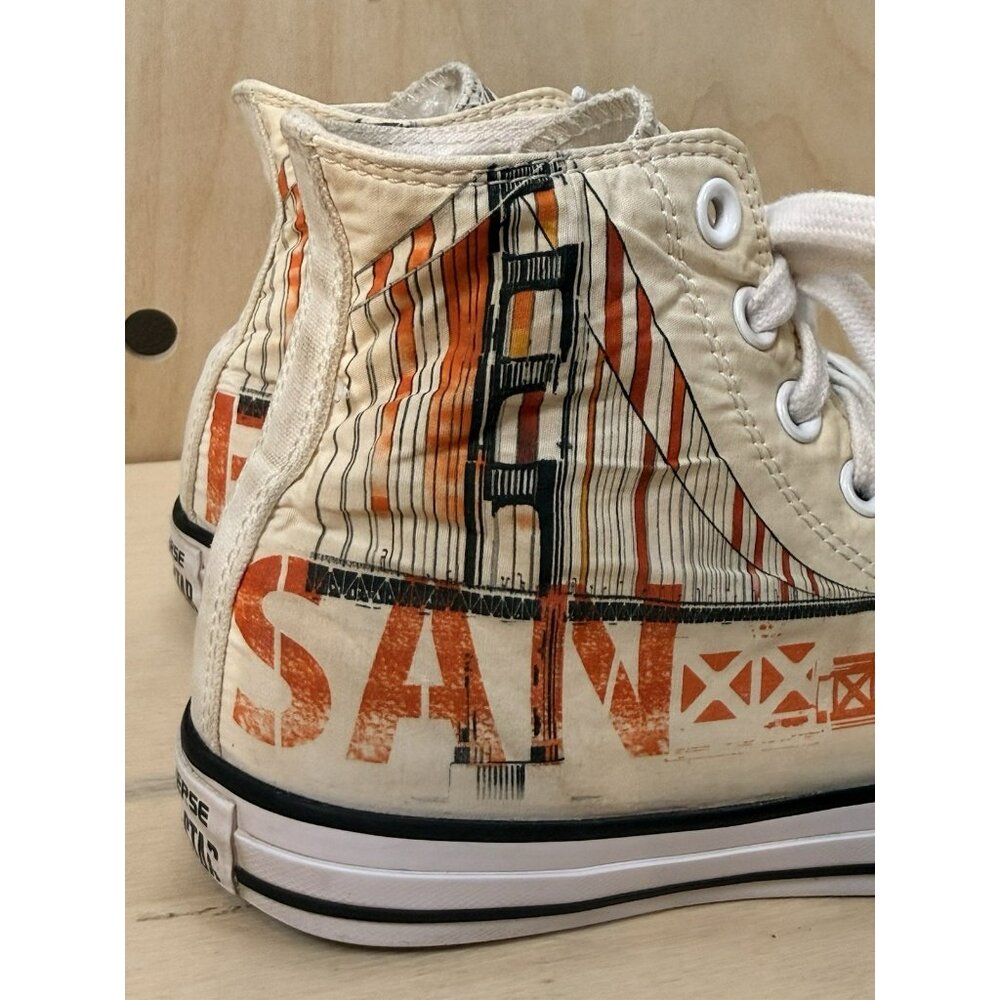 Converse Unisex Chuck Taylor All Star San Francisco Golden Gate Sneakers M7 W9 - Picture 4 of 14